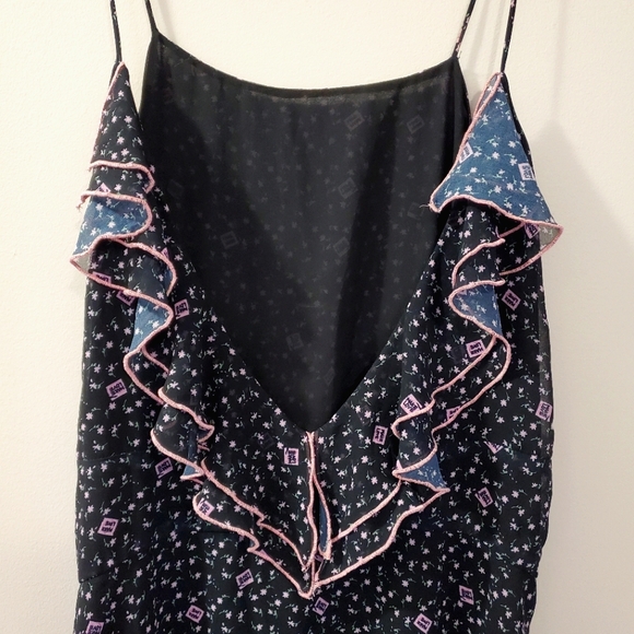 Sandy Liang - "Make Love" C*ondom Floral Print Dress - Size M - Picture 5 of 9